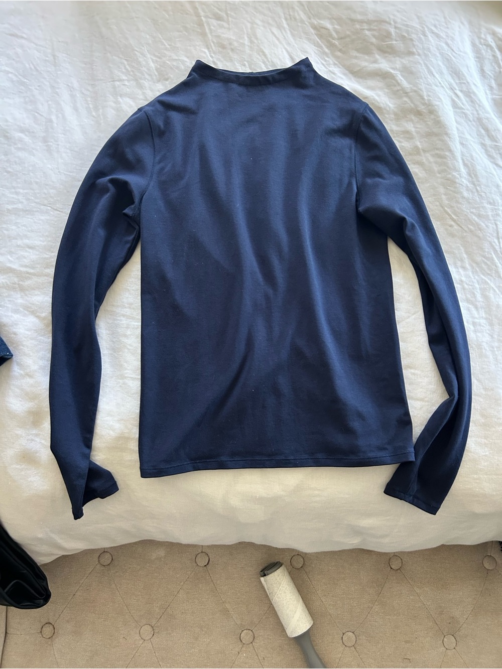 Everlane Navy Long Sleeve Tee